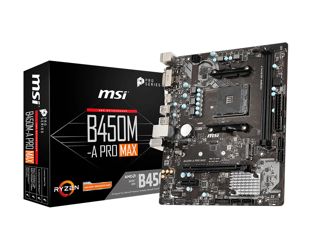 MSI B450M-A PRO MAX